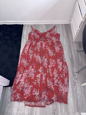 Torrid Floral plus size Dress with Sweetheart Neckline